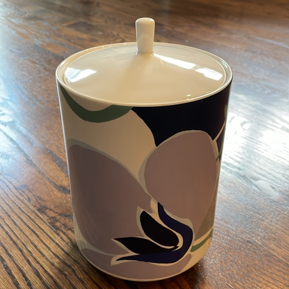 Kate Spade NY Lenox Nolita Blue Floral Cookie Jar Cannister 9 inch - Picture 1 of 11